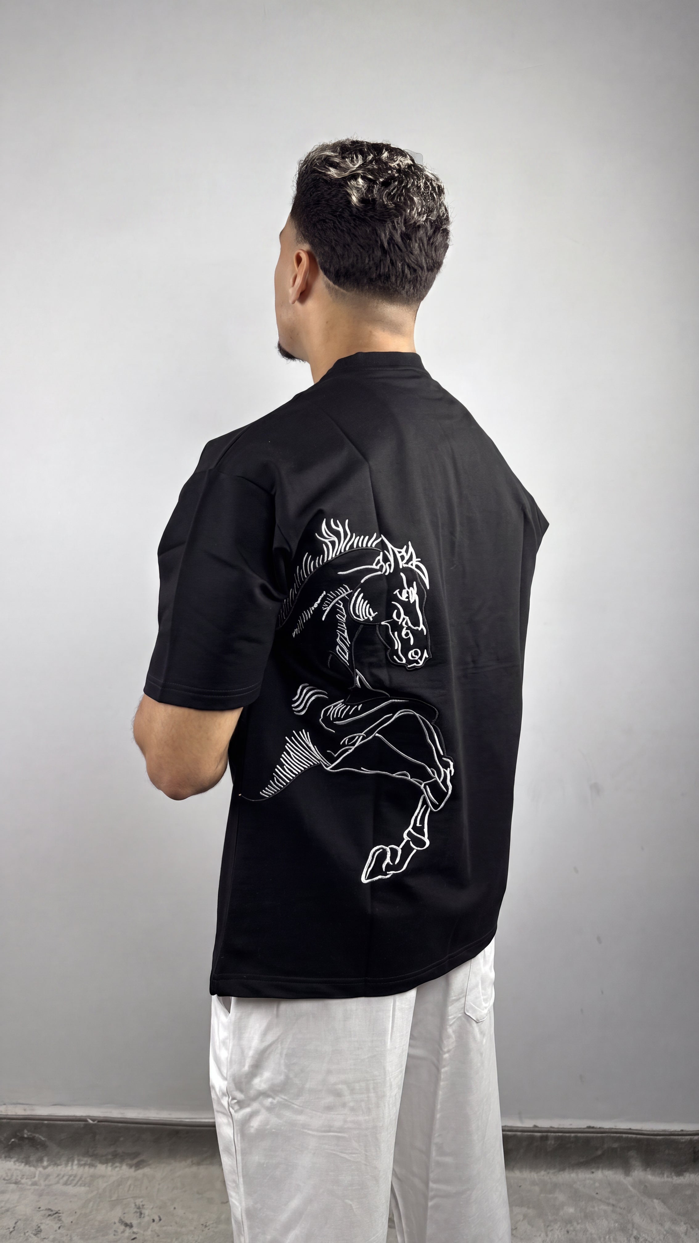 Horse T-Shirt White – Front view