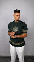 Iconic T-Shirt Burgundy – Front view