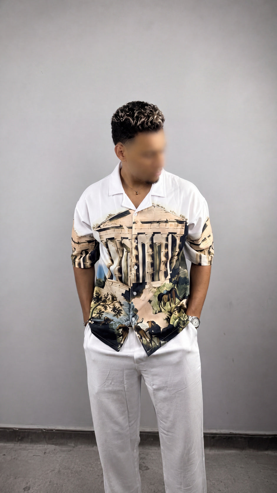 Ancient Temple Shirt (Oversized) — 3