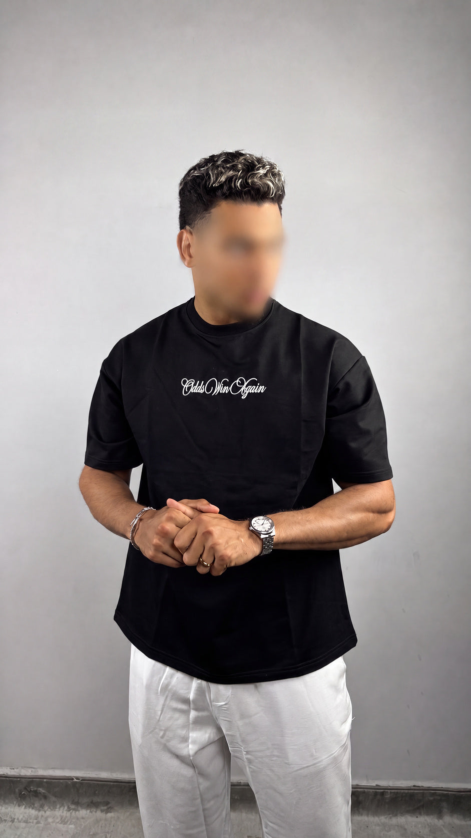 Horse T-Shirt Black – Front view
