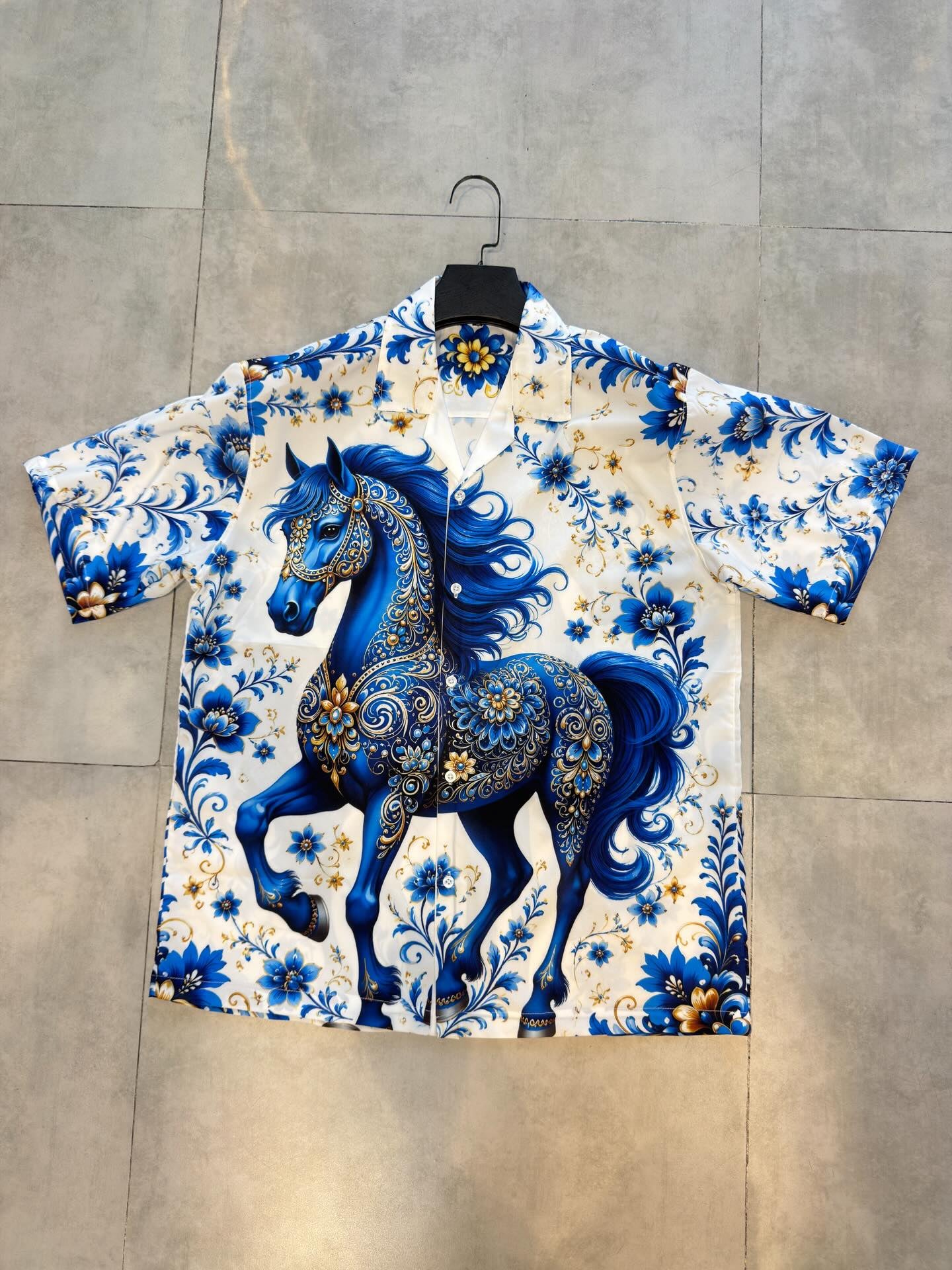 Sapphire Horse Shirt (Oversized) — 4