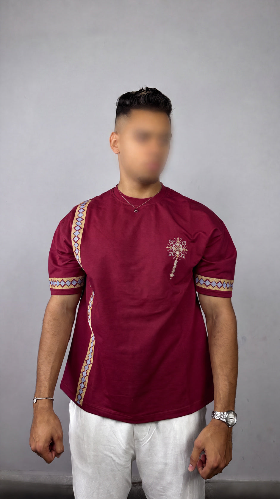 Atlas Elite T-Shirt Green – Front render