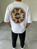 Atlas Mosaic T-Shirt White – Back view