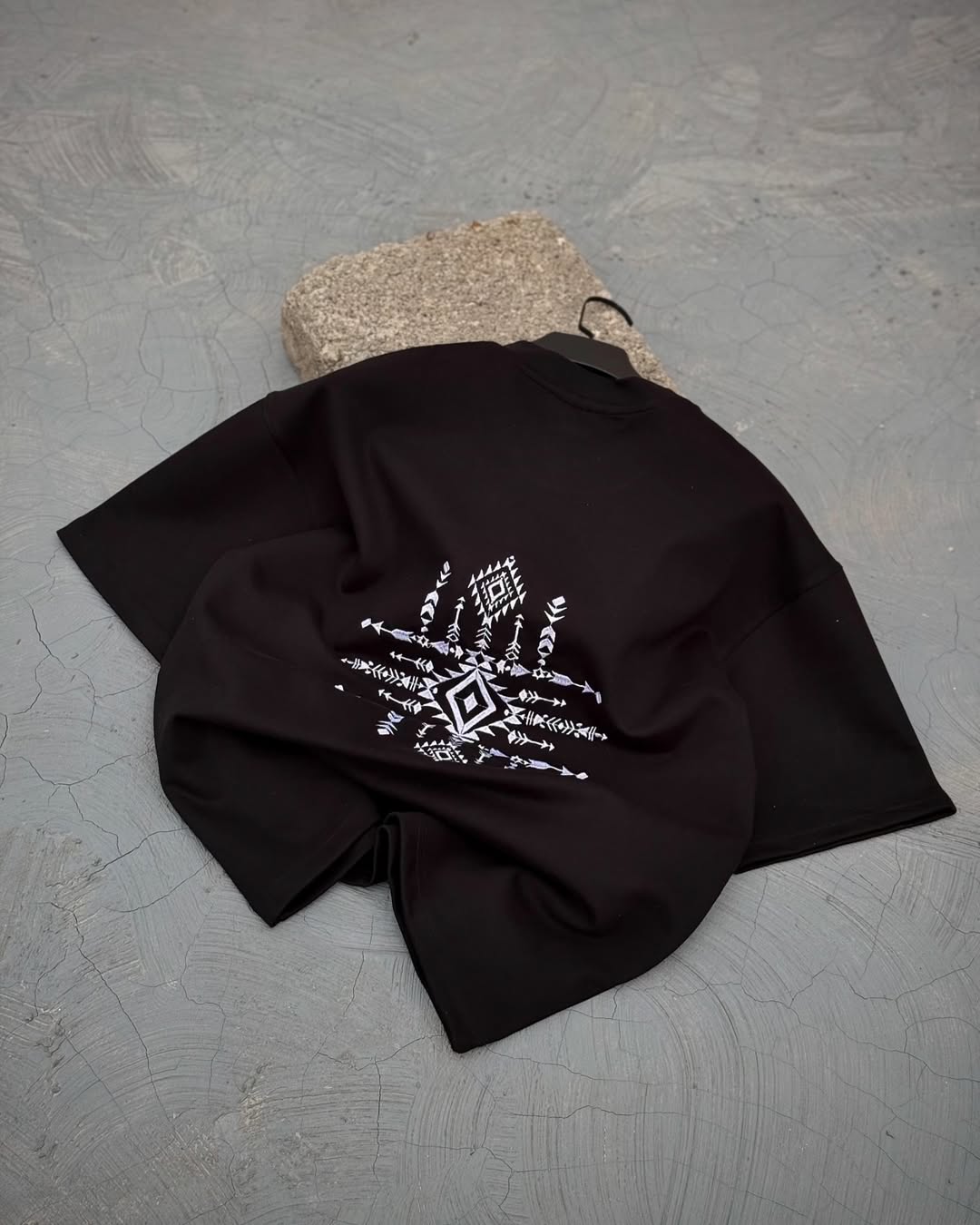 Bladestorm T-Shirt Black – Back flat lay