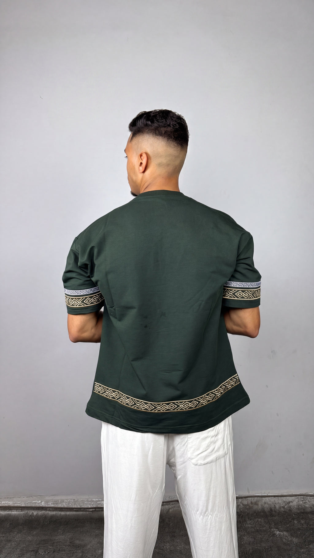 Iconic T-Shirt – Sleeve embroidery detail