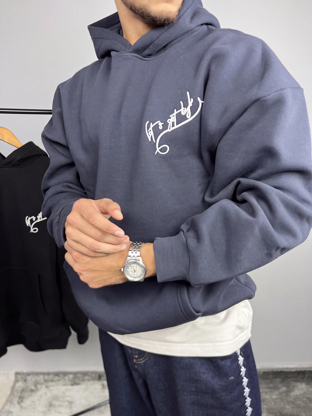 Hoodie Oversized - Birds