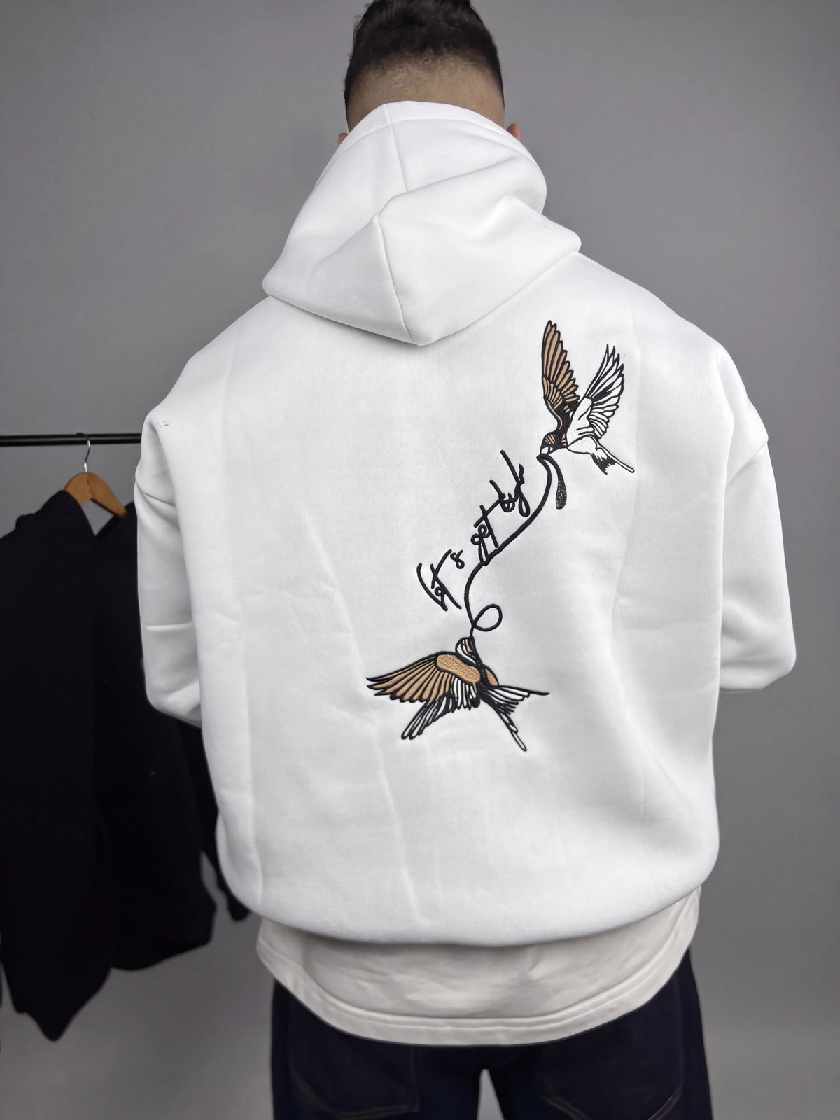 Hoodie Oversized - Birds