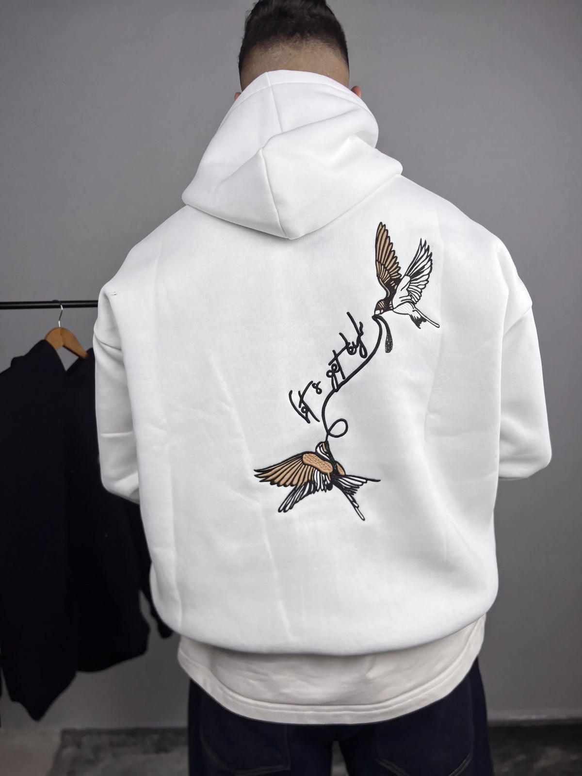 Hoodie Oversized - Birds