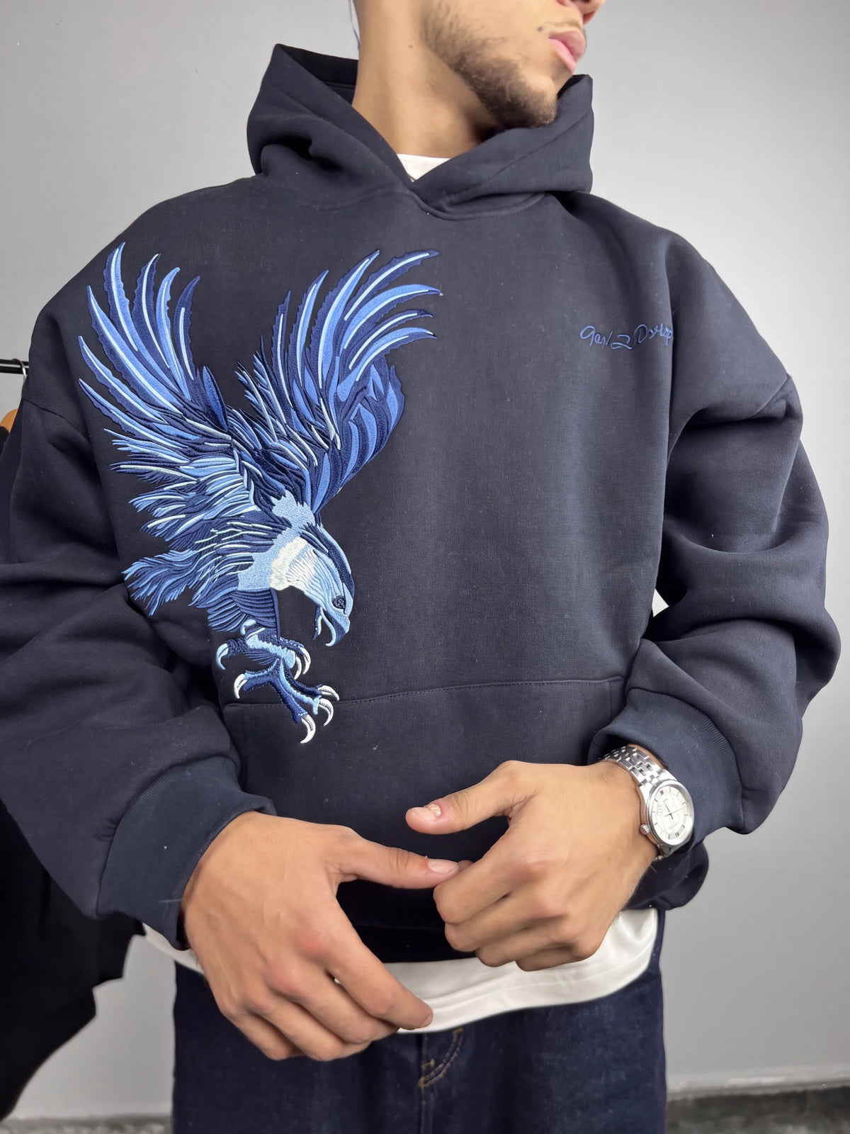 Hoodie Oversized - Eagle