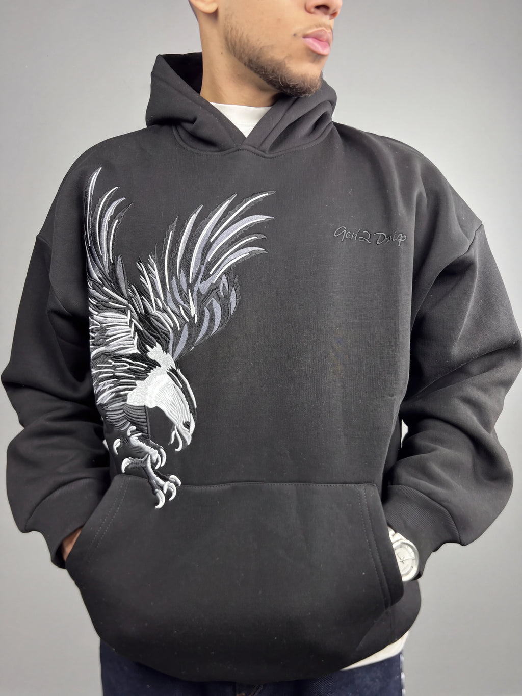 Hoodie Oversized - Eagle