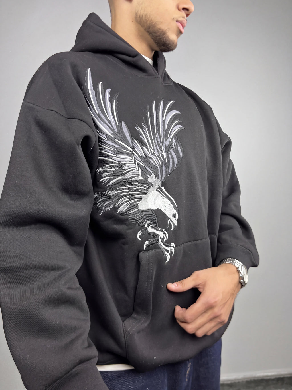 Hoodie Oversized - Eagle